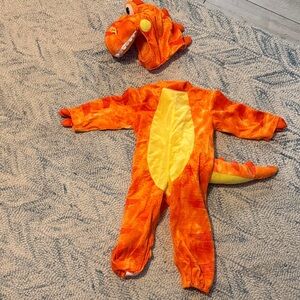 Orange Dinosaur Costume for Kids